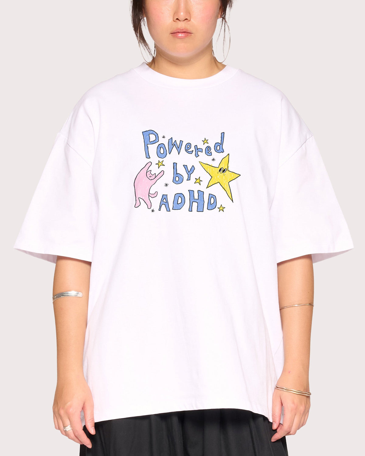 Powered by ADHD Oversized Tee product image 3