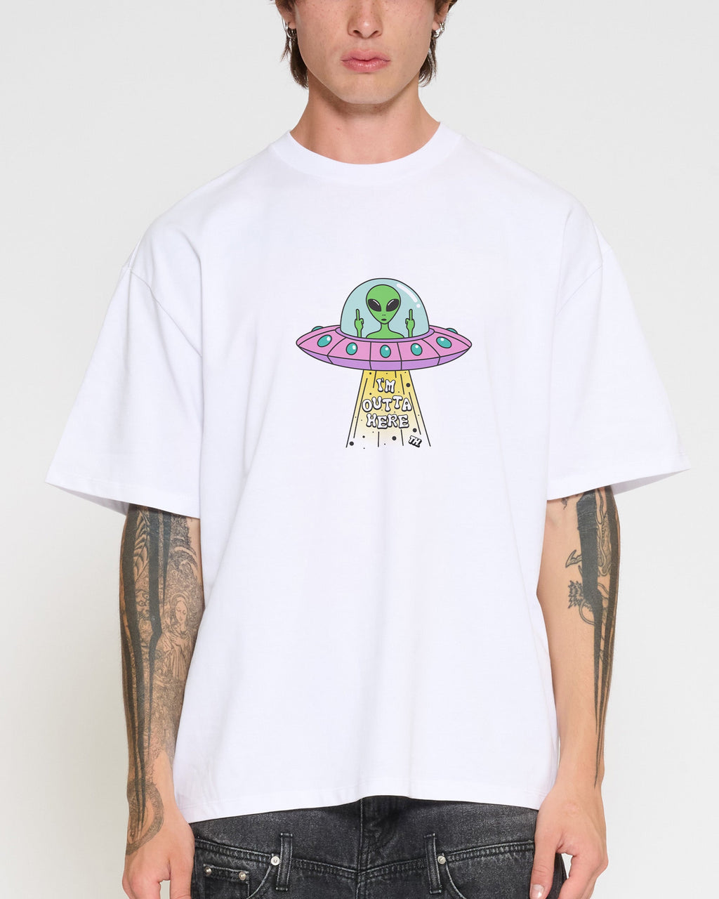 I'm Outta Here Oversized Tee product image 1