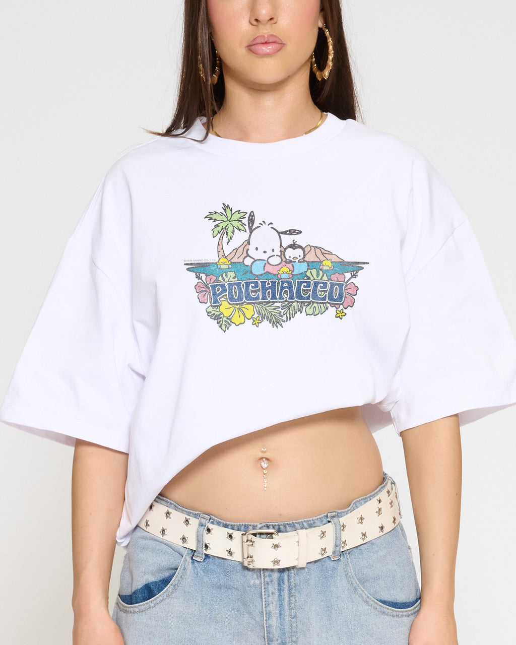 Pochacco Summer Friends Oversized Tee product image 3