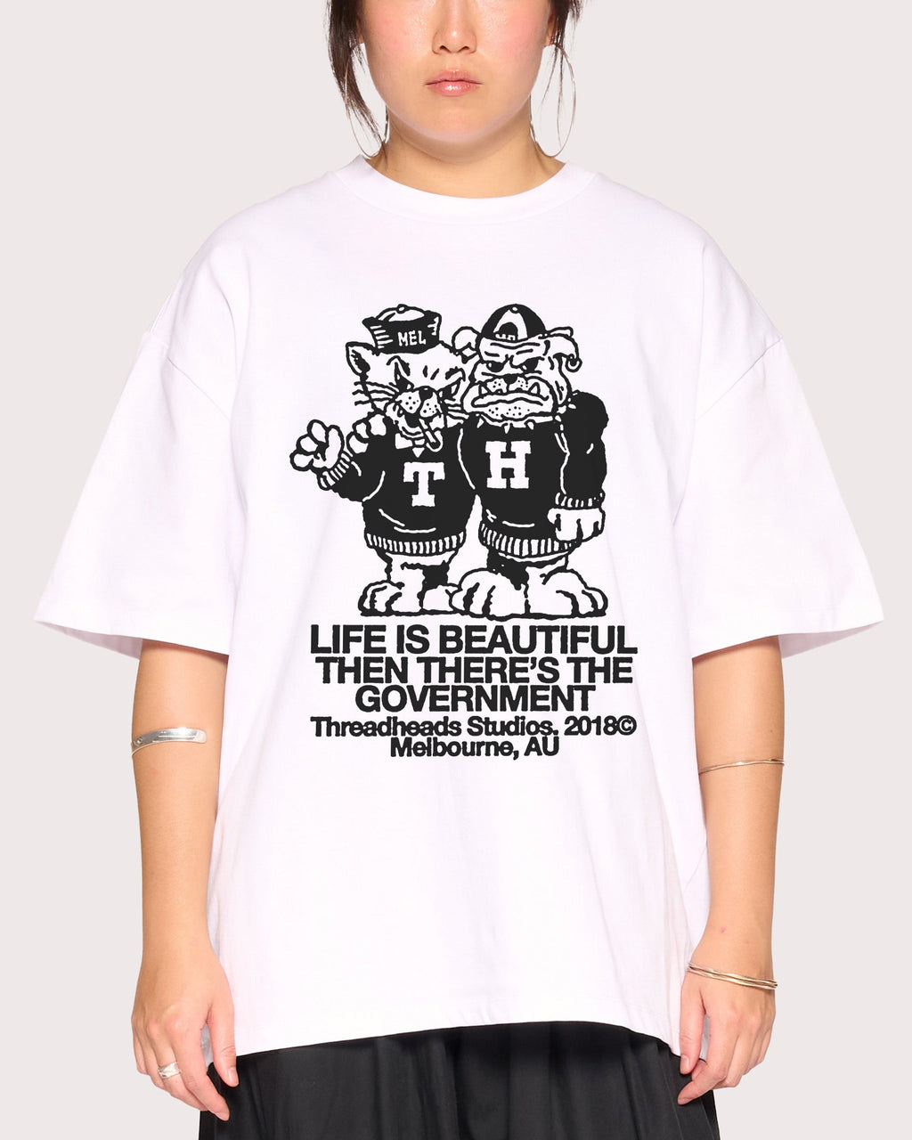 Life is Beautiful Oversized Tee product image 1