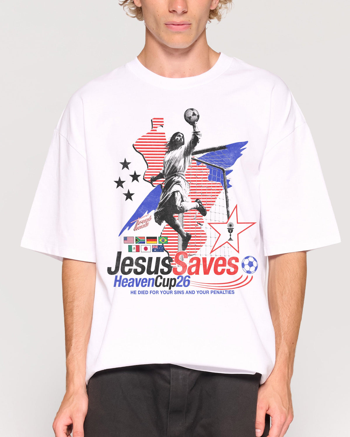 Jesus Saves '26 Oversized Tee