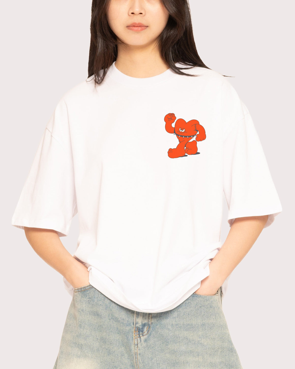 Hardcore Heartcore Oversized Tee product image 2
