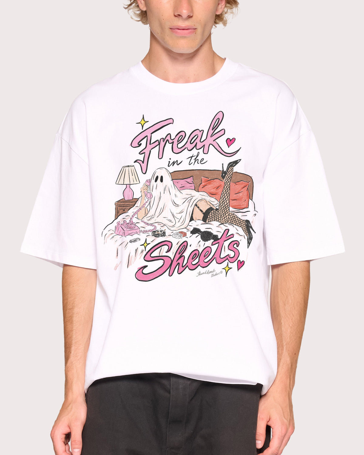 Freak in the Sheets Ghost Oversized Tee product image 5