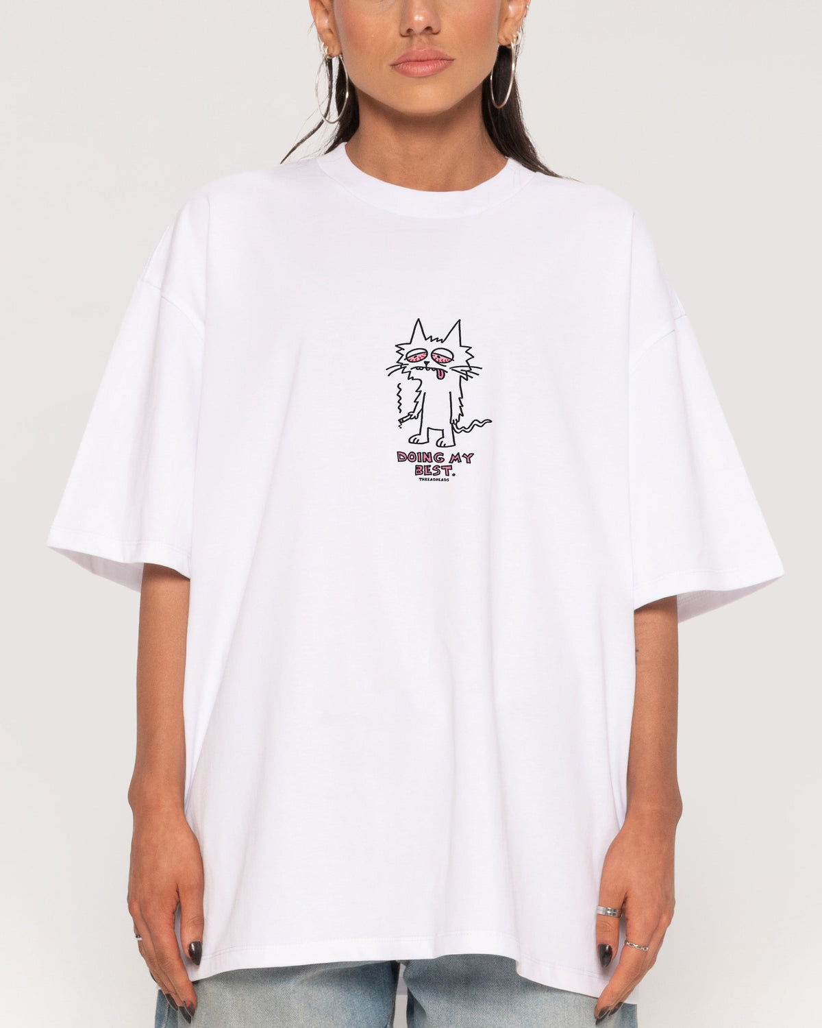 Doing My Best Oversized Tee product image 3