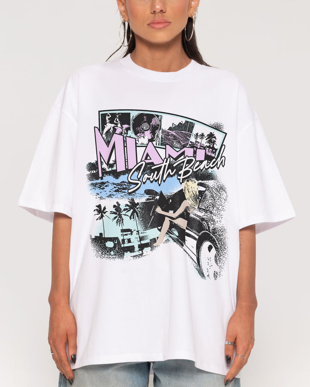 South Beach, Miami Oversized Tee product image 1