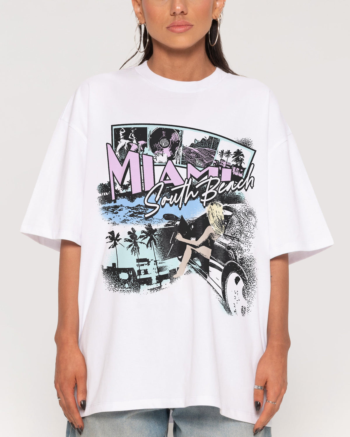 South Beach, Miami Oversized Tee product image 1