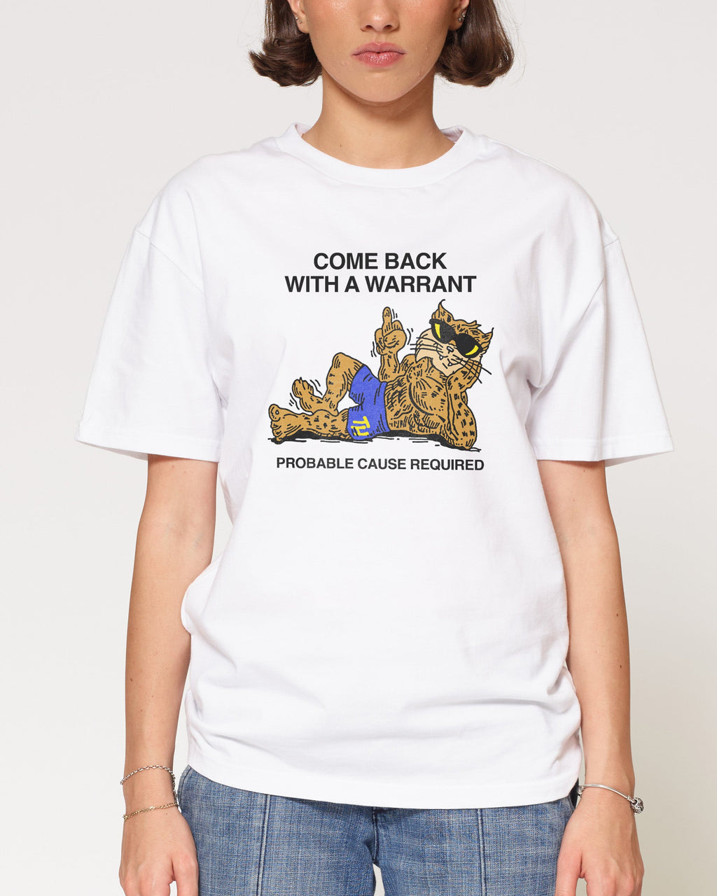 Come Back With A Warrant T-Shirt product image 3