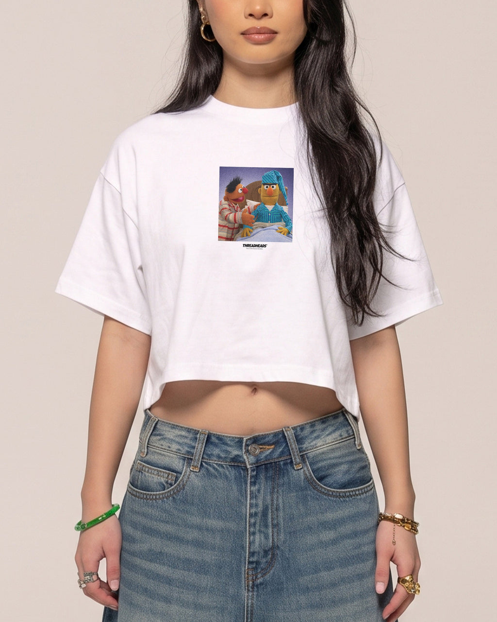 Annoyed Bert Crop Tee product image 1