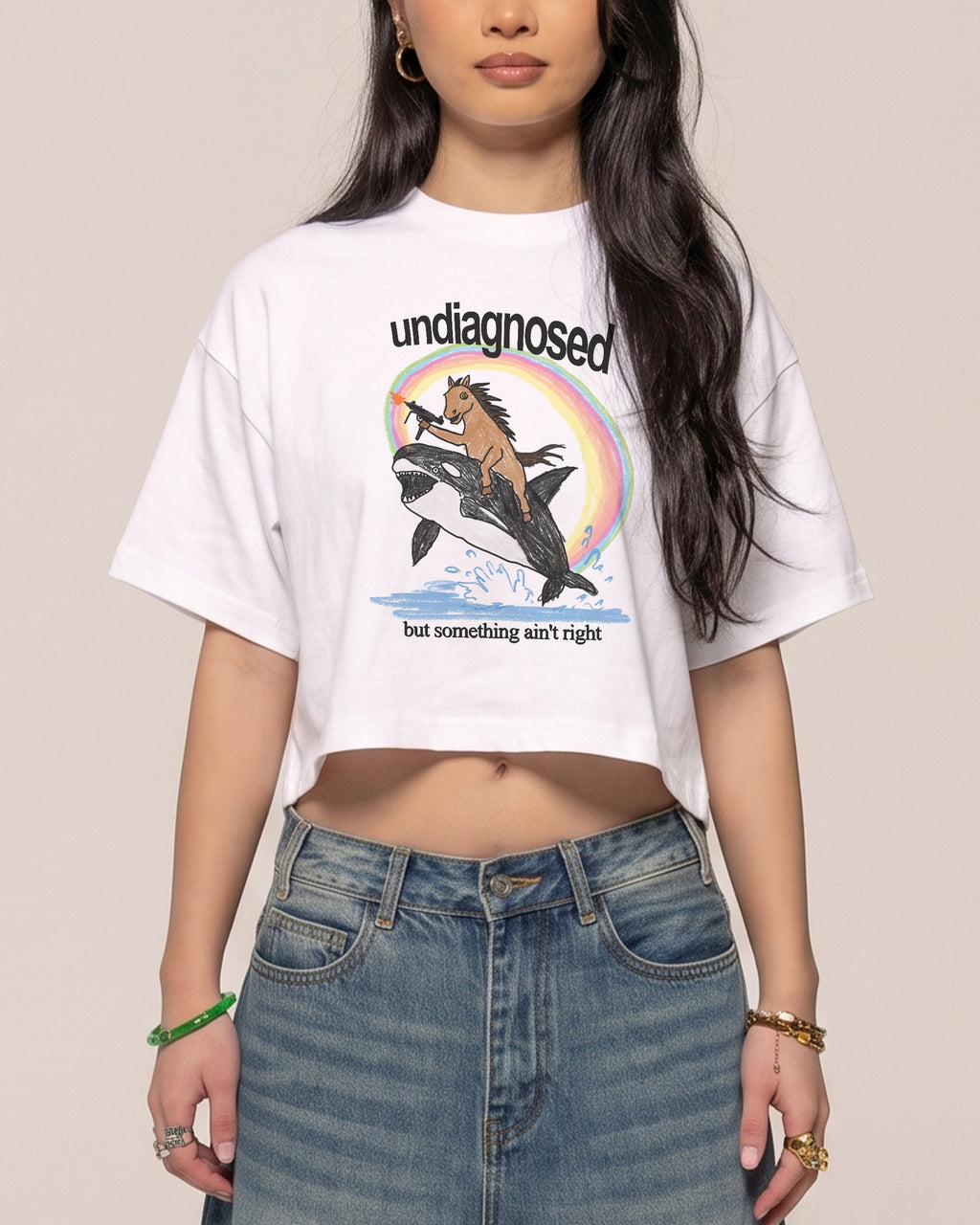 Undiagnosed Crop Tee product image 1