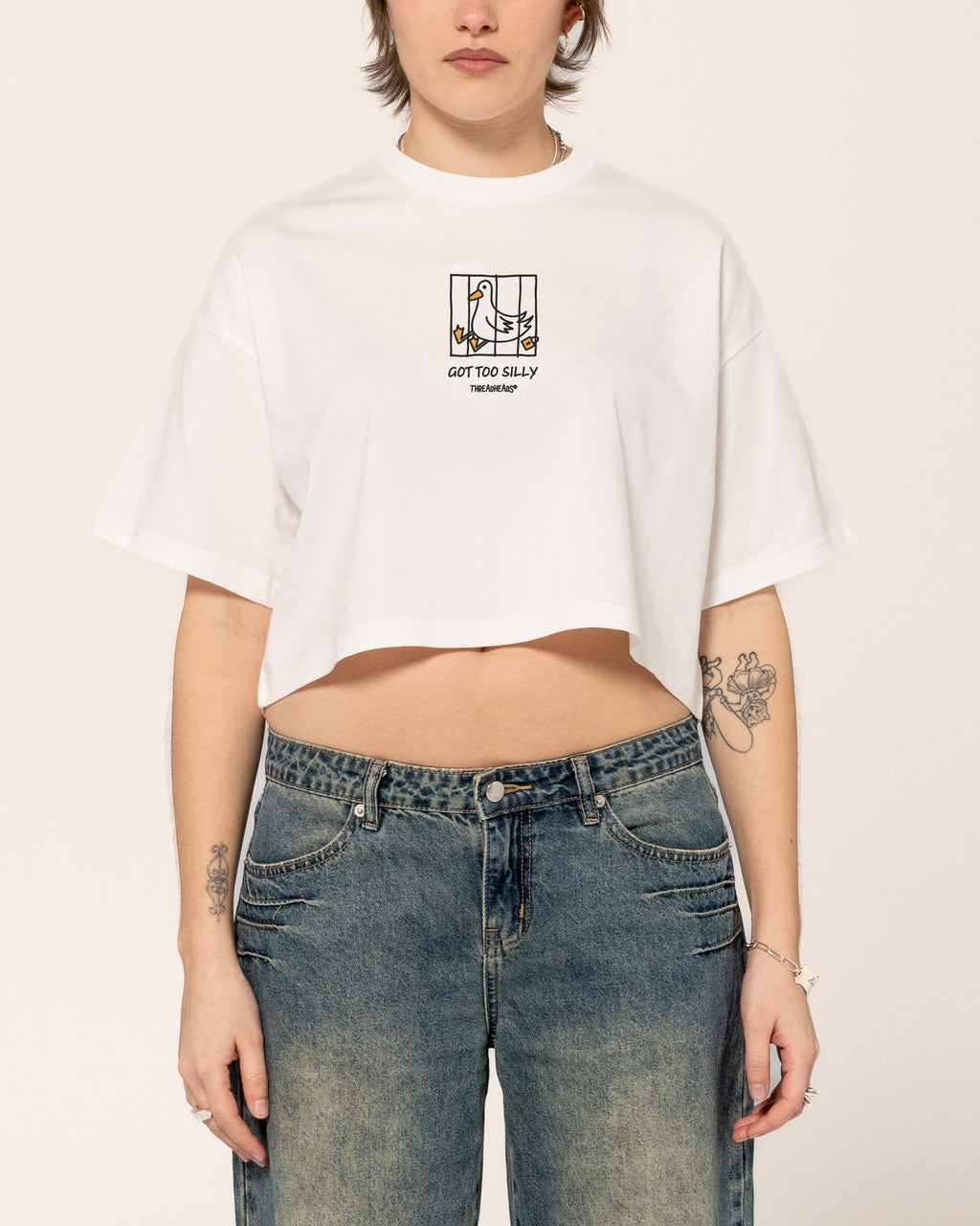 Got too Silly Crop Tee product image 3