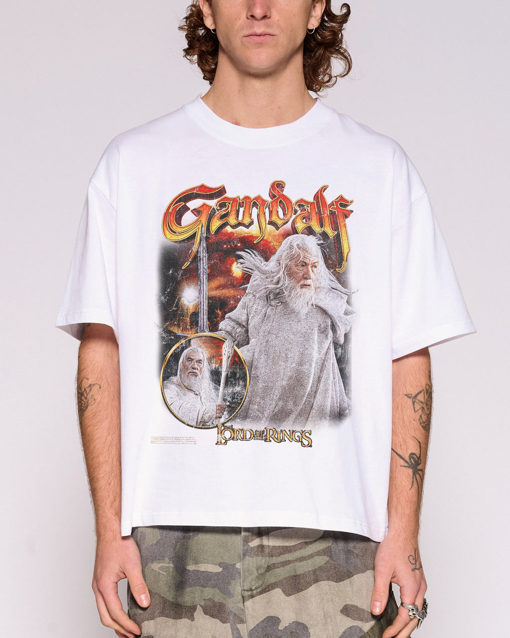 Gandalf the White Oversized Crop Tee product image 3