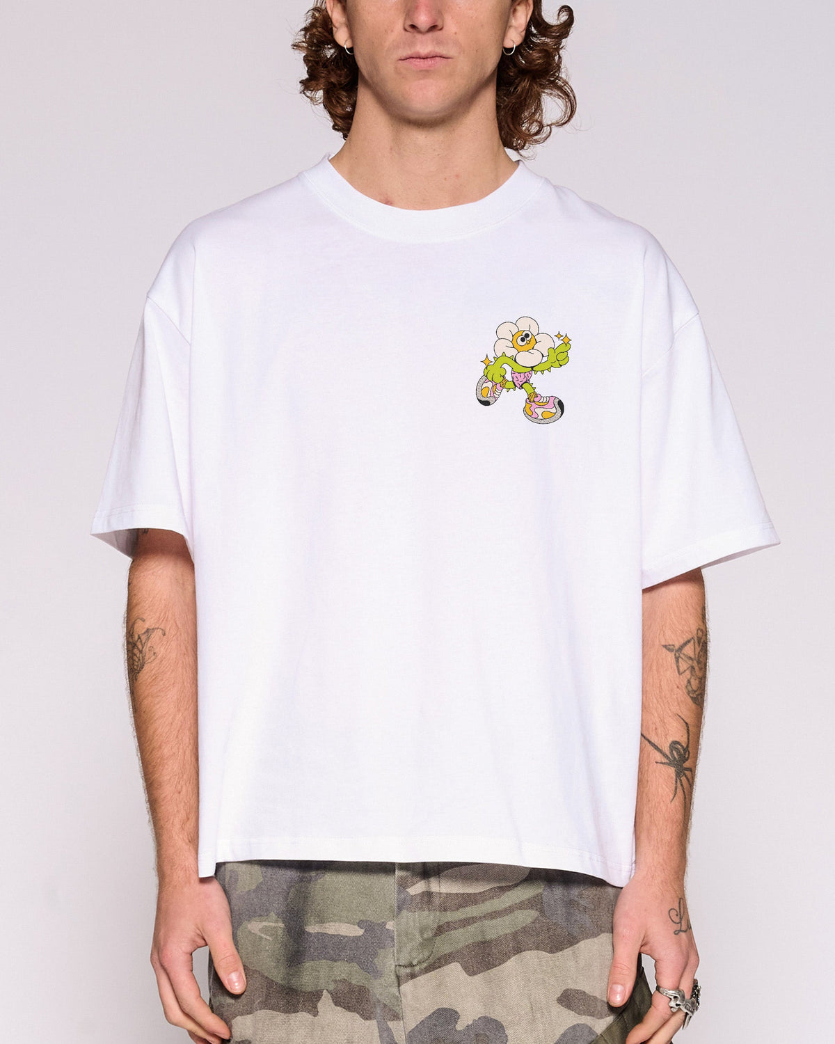 Among the Daisies Oversized Crop Tee product image 2
