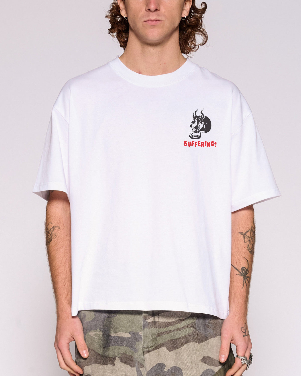 Stay Hydrated While You Suffer Oversized Crop Tee product image 5