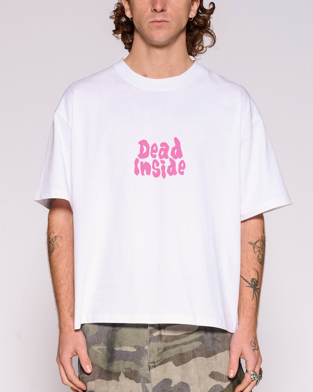 Dead Inside 26 Oversized Crop Tee product image 2