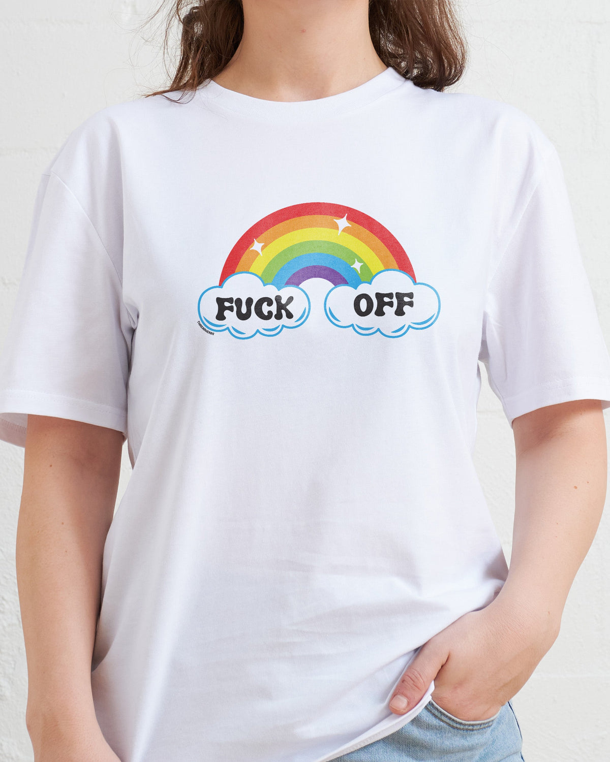 Fk Off Rainbow T-Shirt product image 3