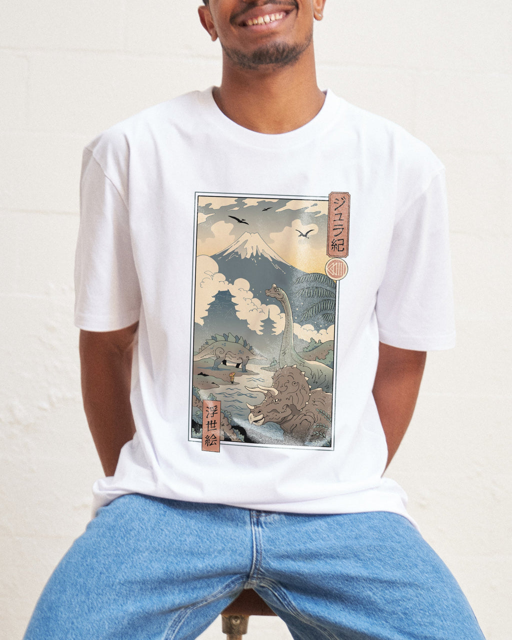 Jurassic Ukiyo-e 1 T-Shirt product image 3