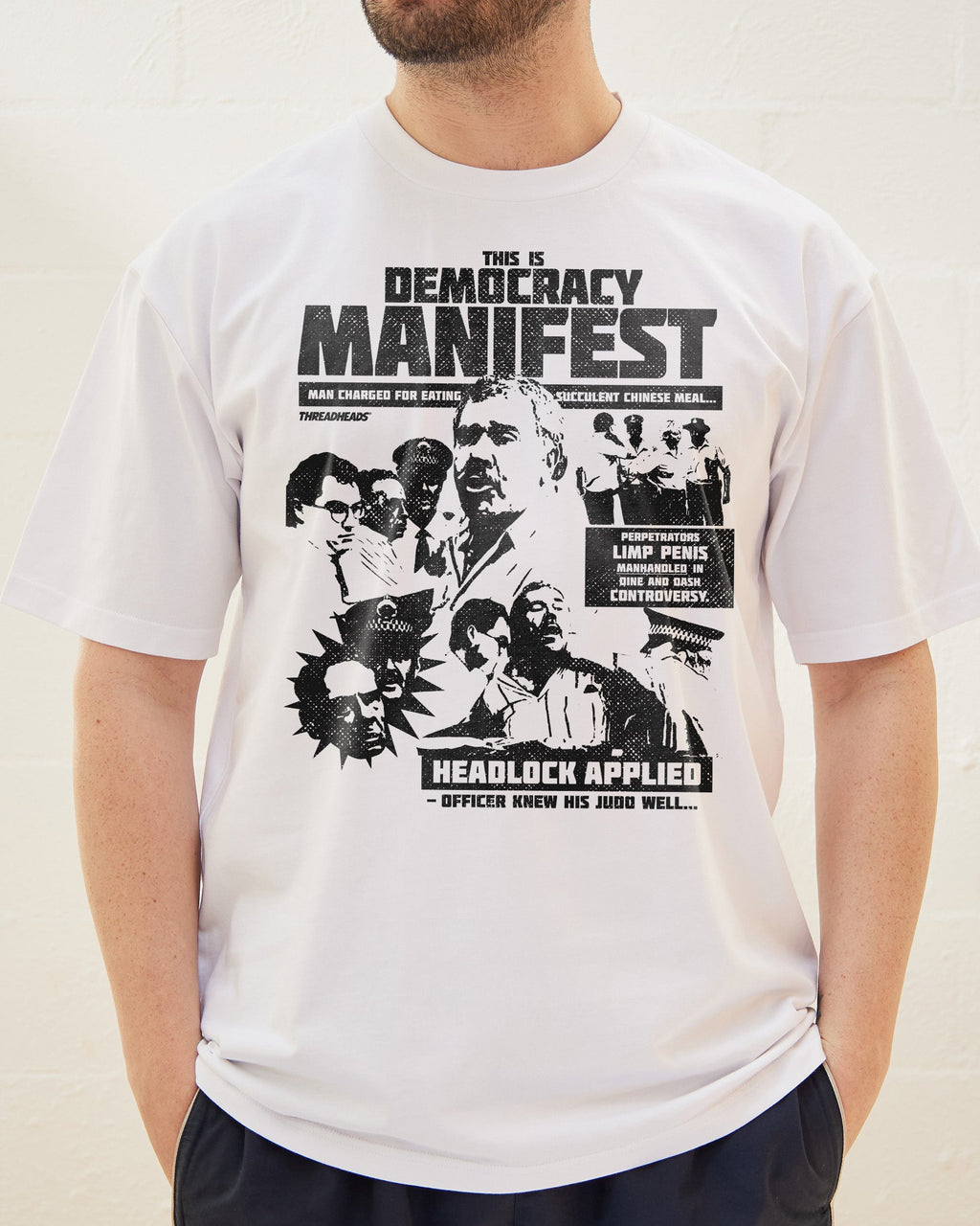 Democracy Manifest: Tabloid Edition T-Shirt product image 3