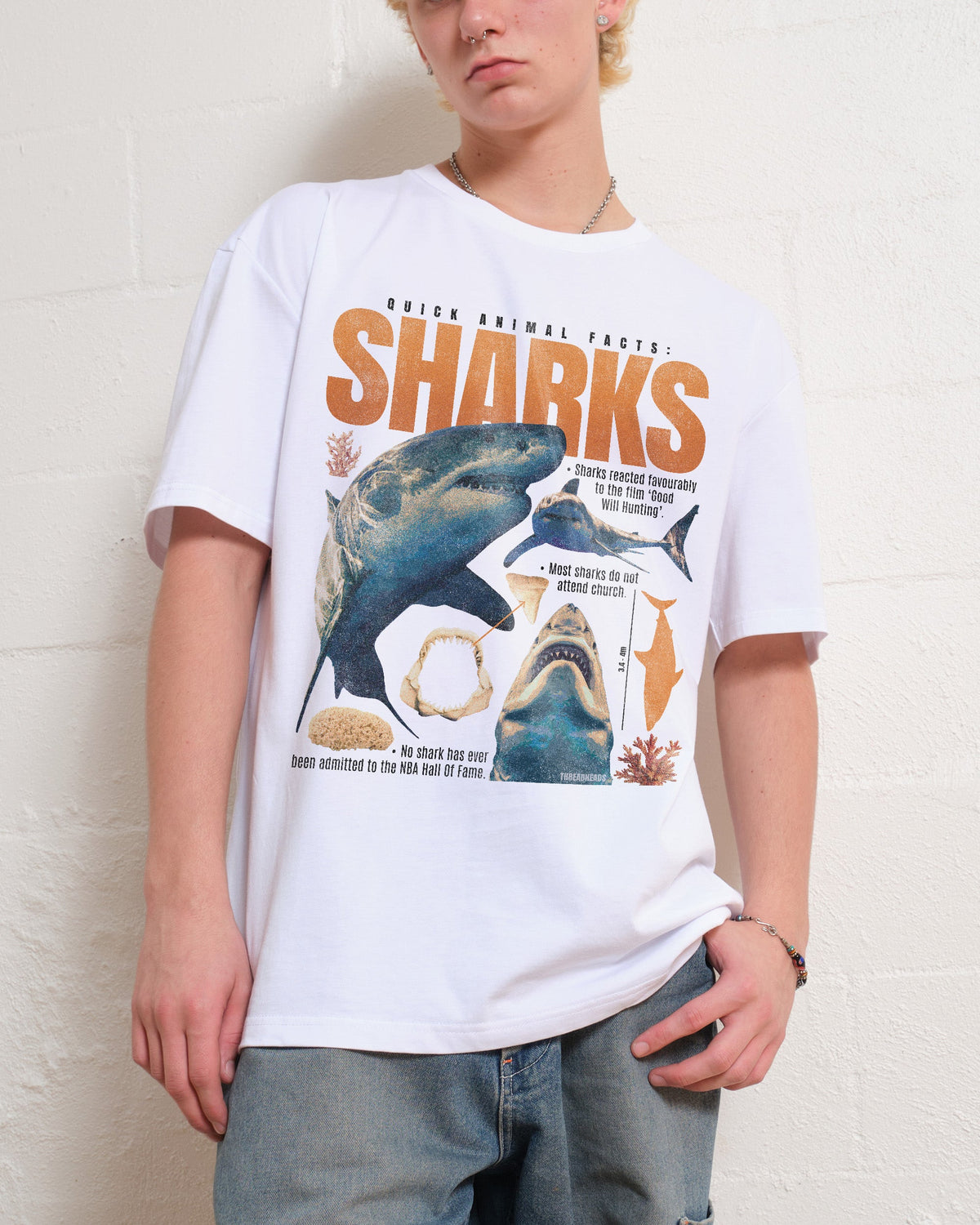 Quick Animal Facts - Sharks T-Shirt product image 1