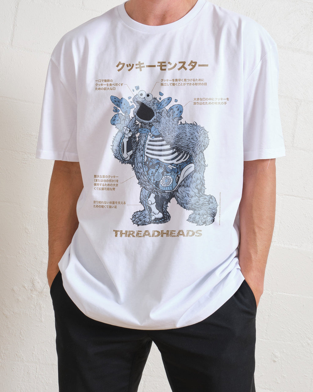 Cookie Monster Anatomy T-Shirt product image 2