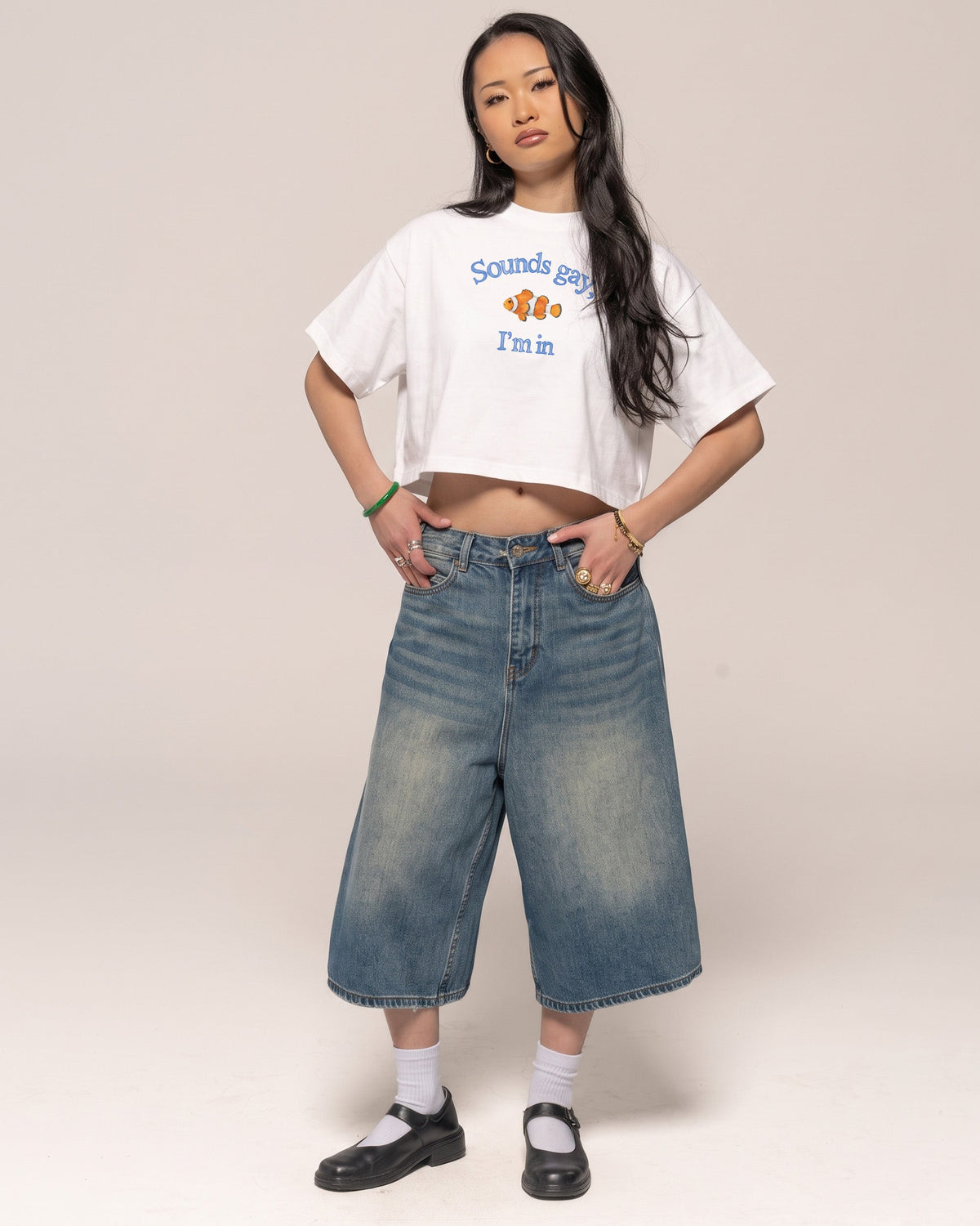 Sounds Gay, I'm In Crop Tee product image 4