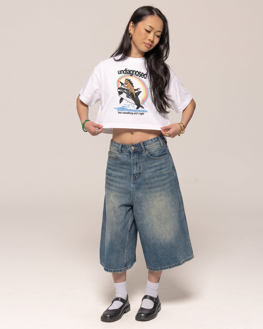 Undiagnosed Crop Tee product image 2