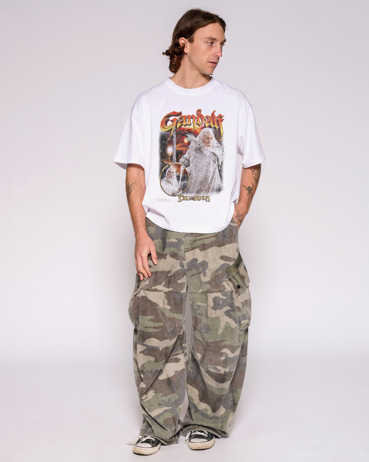 Gandalf the White Oversized Crop Tee product image 4