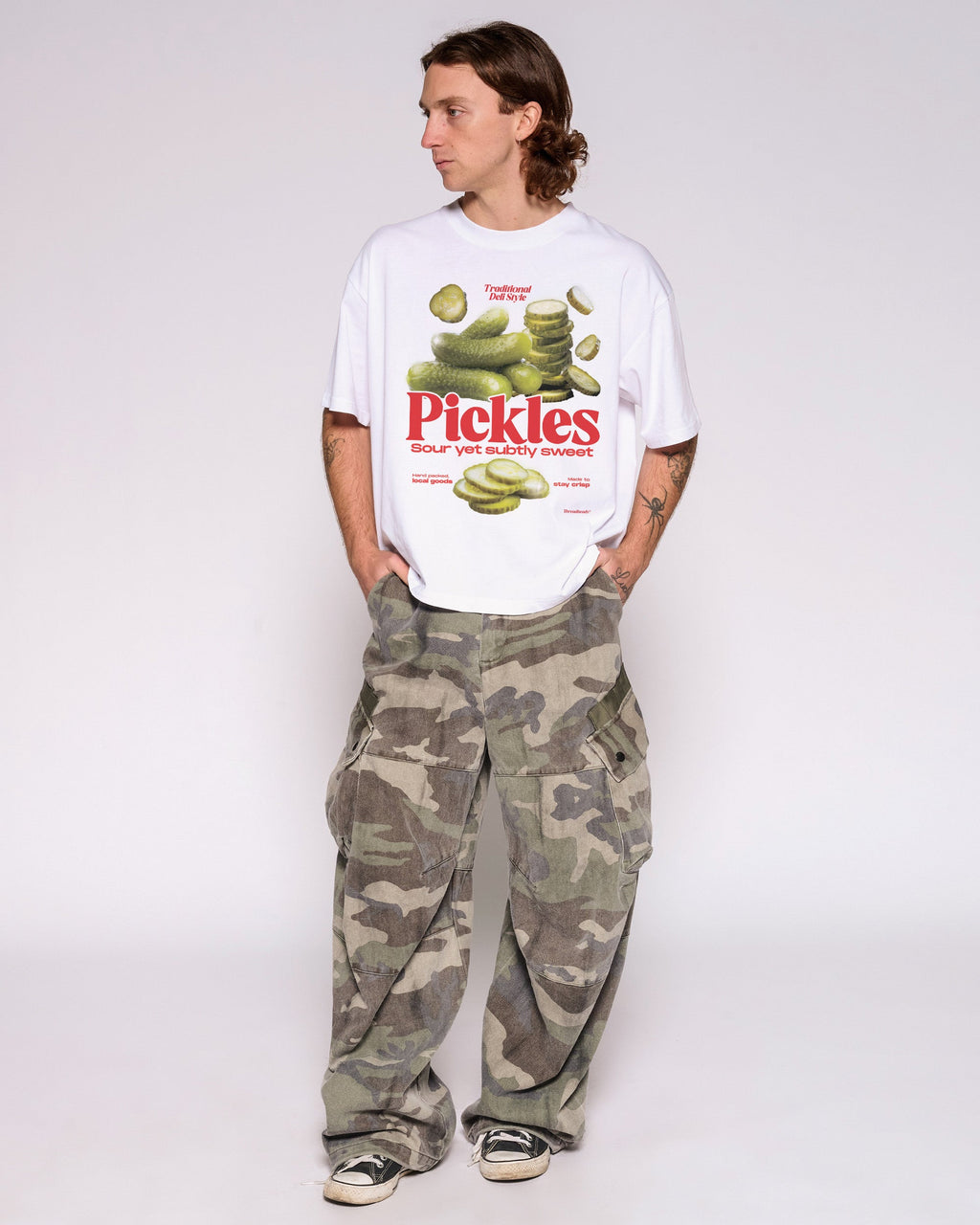 Sour Yet Sweet Pickles Oversized Crop Tee product image 2