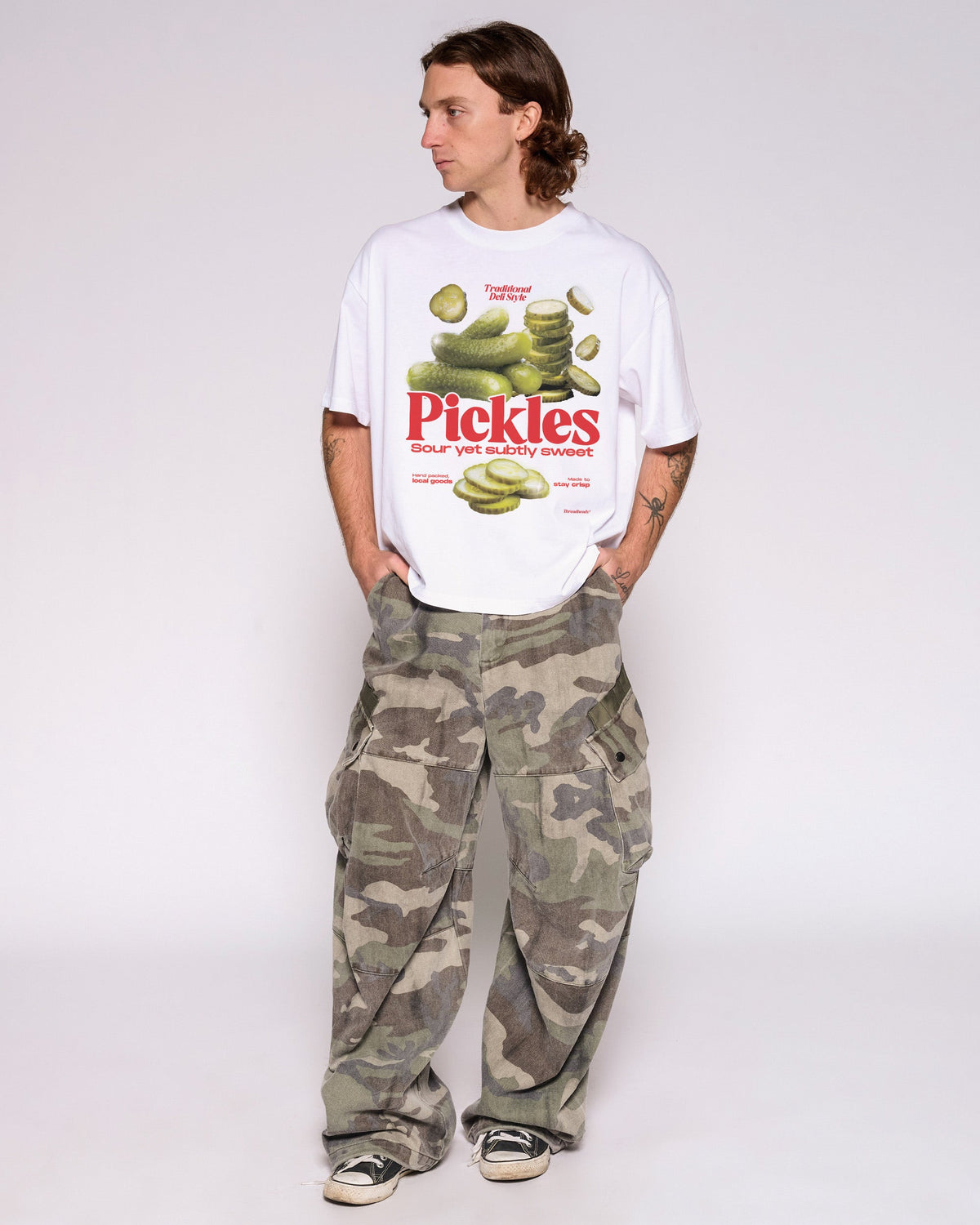 Sour Yet Sweet Pickles Oversized Crop Tee product image 2