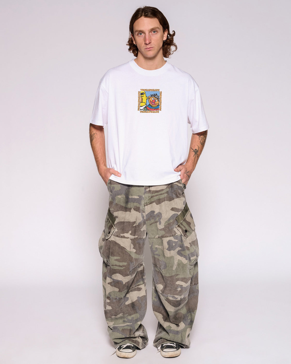 Bert And Ernie Driving Me Bananas Oversized Crop Tee product image 3