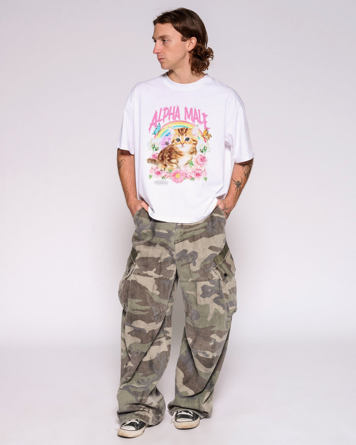 Alpha Male Oversized Crop Tee product image 4