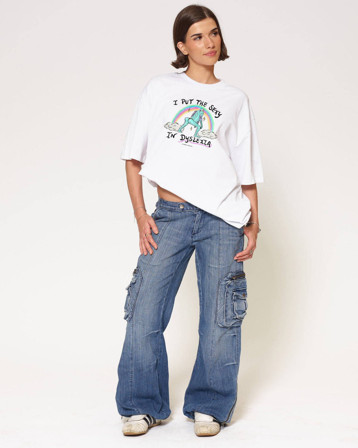 I Put the Sexy in Dyslexia Oversized Tee product image 2