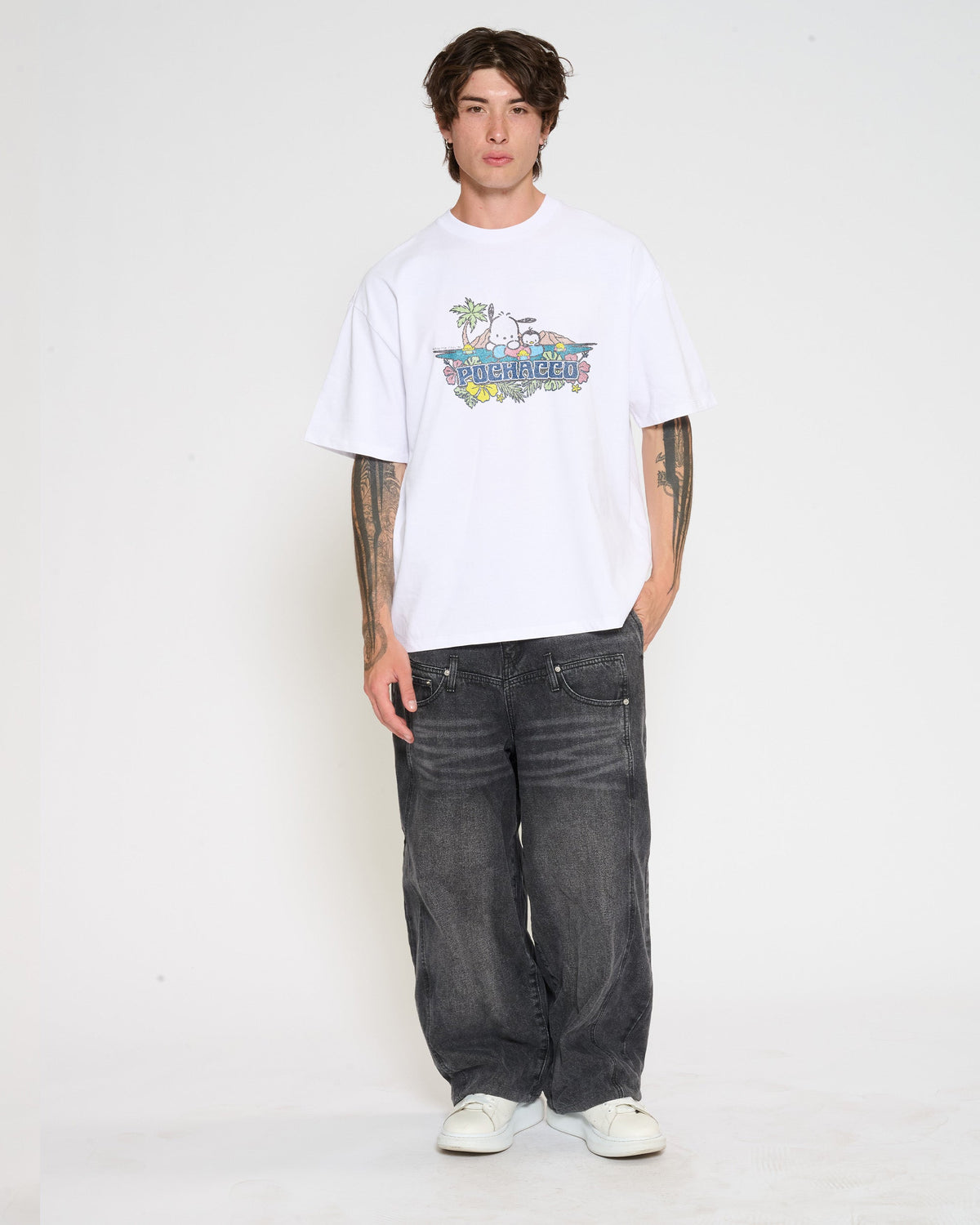 Pochacco Summer Friends Oversized Tee product image 4