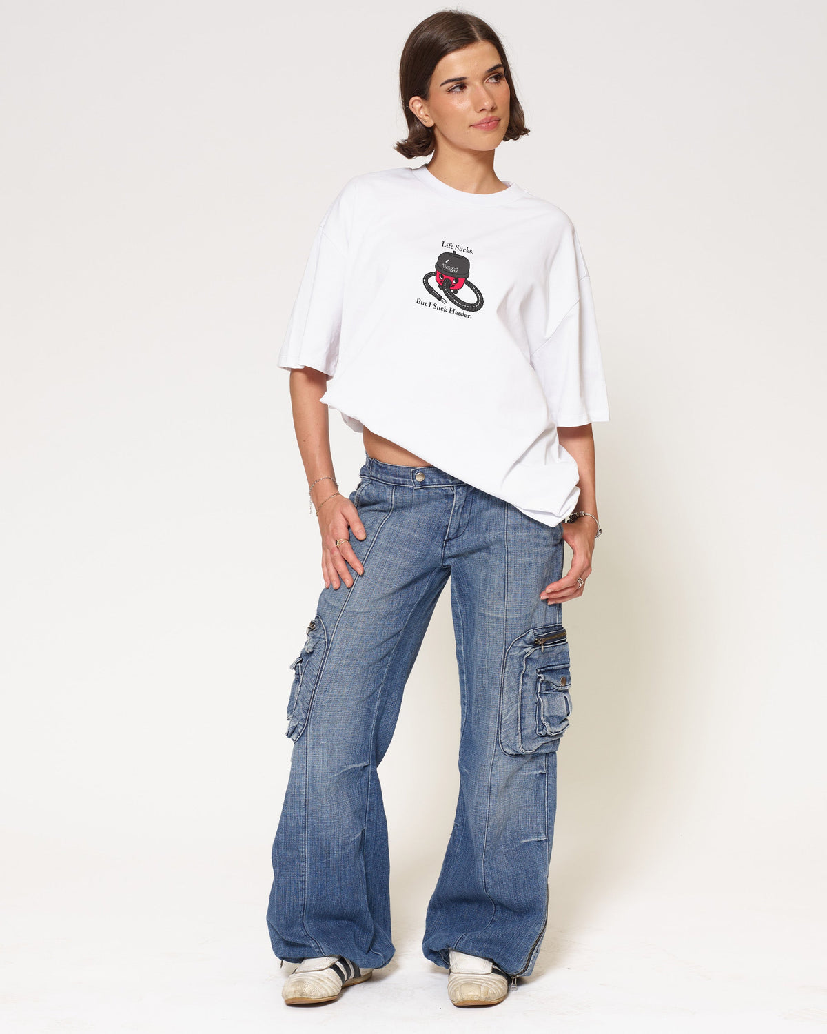 Life Sucks Oversized Tee product image 2