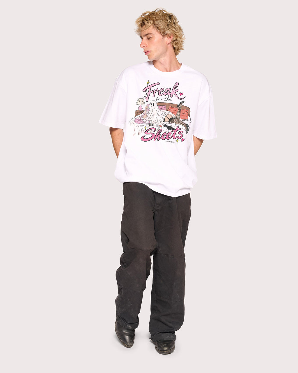 Freak in the Sheets Ghost Oversized Tee product image 6