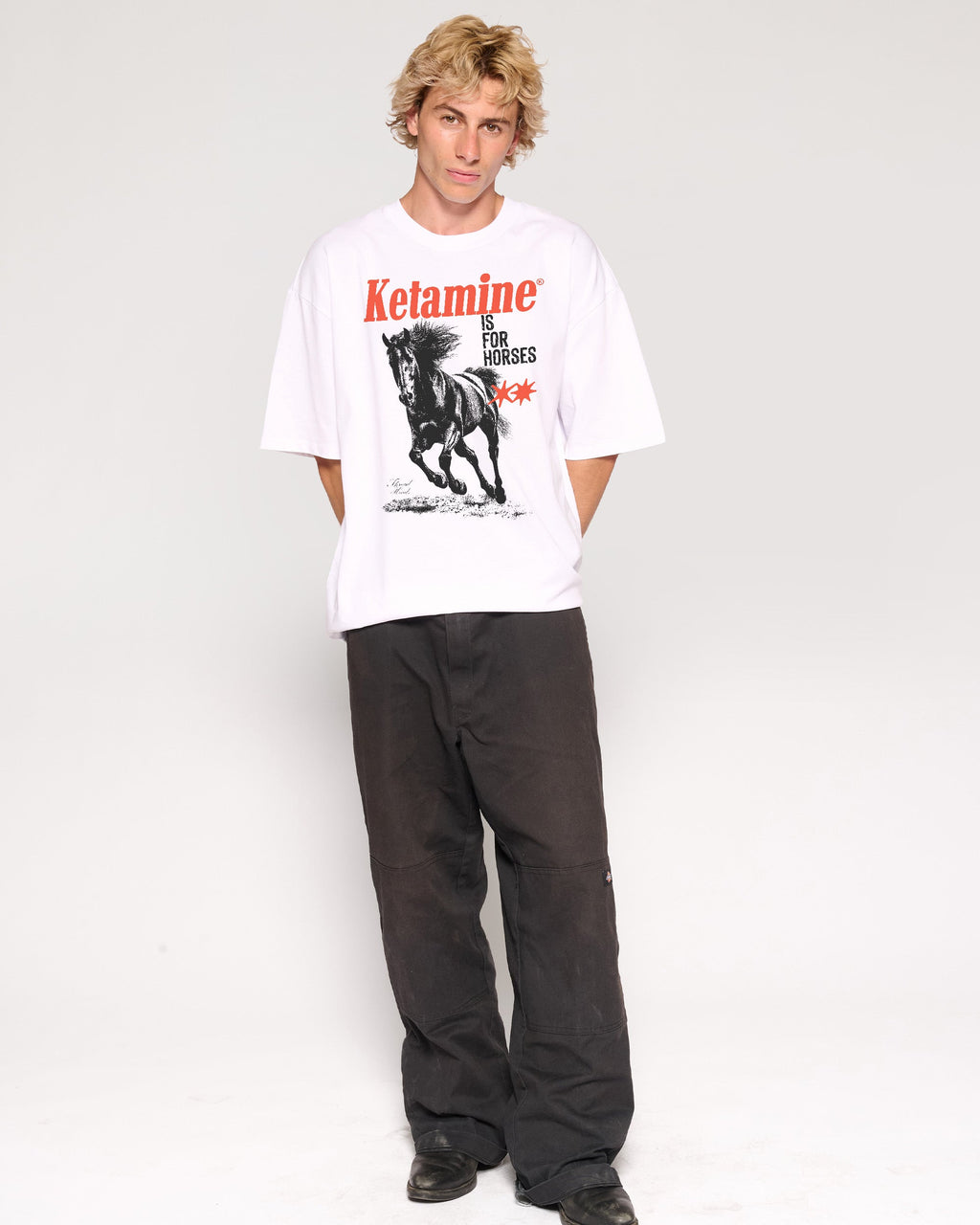 Ketamine is for Horses Oversized Tee product image 2