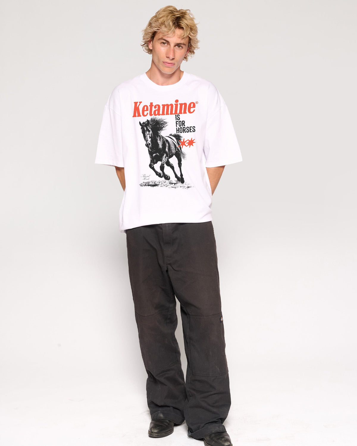 Ketamine is for Horses Oversized Tee product image 2
