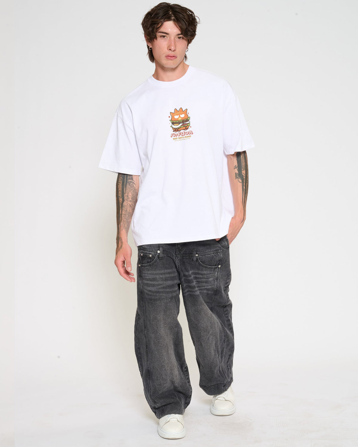 Bad Badtz-Maru Burger Oversized Tee product image 9