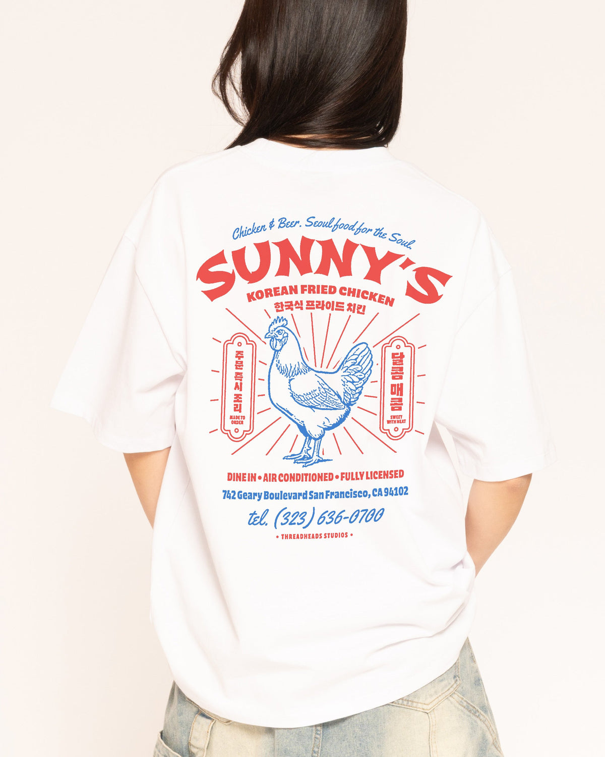 Korean Fried Chicken Oversized Tee product image 1