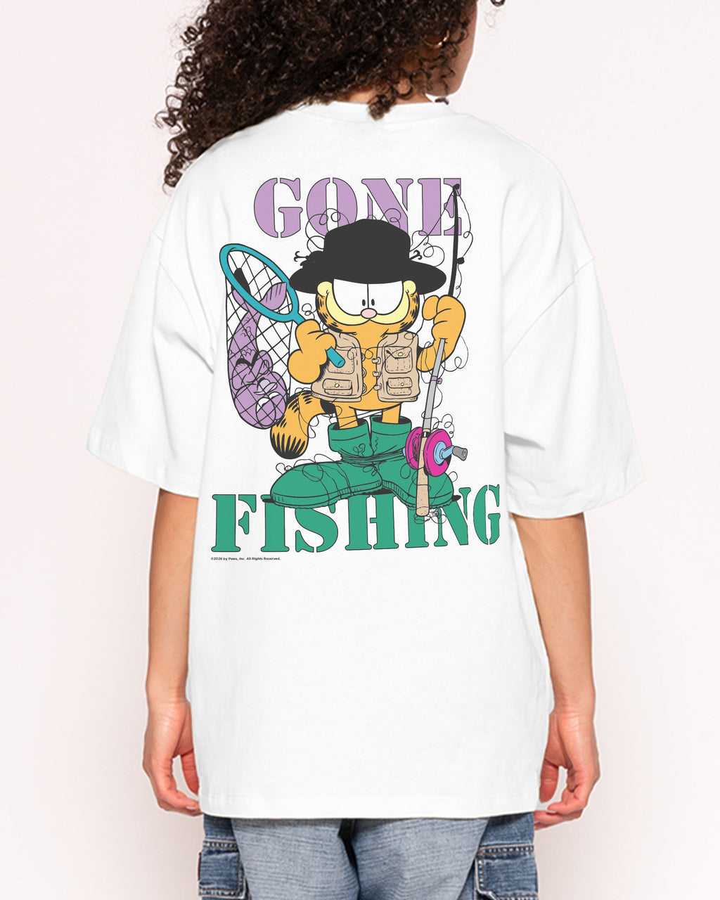 Gone Fishing Oversized Tee product image 1
