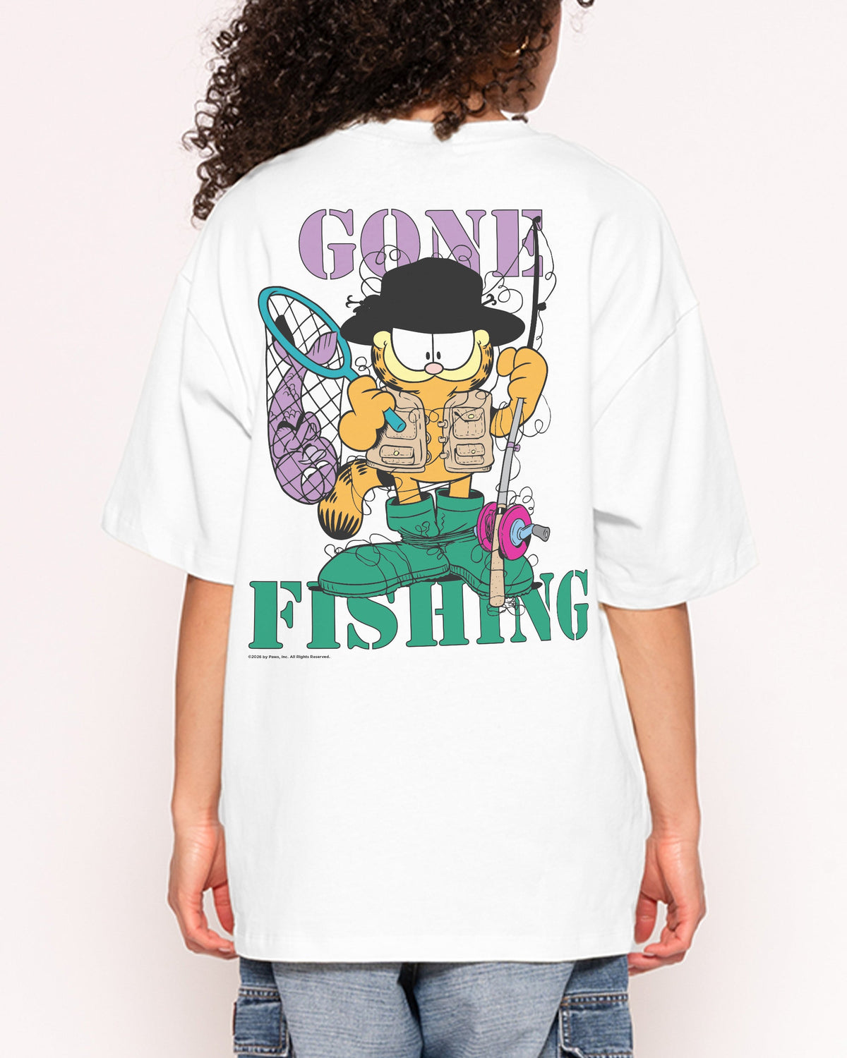 Gone Fishing Oversized Tee product image 1