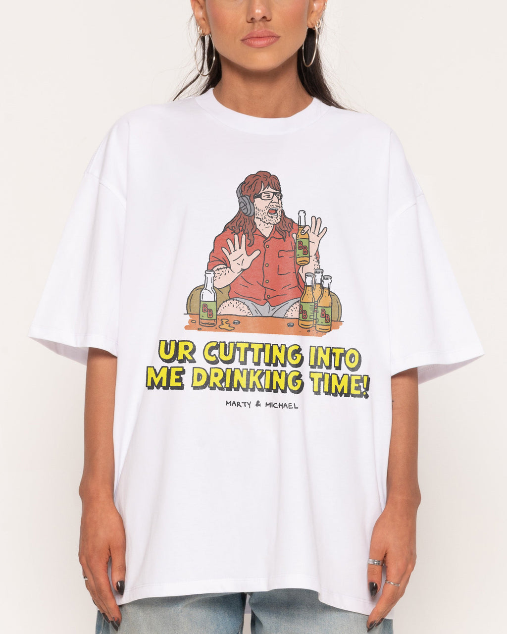 Drinking Time Oversized Tee product image 2