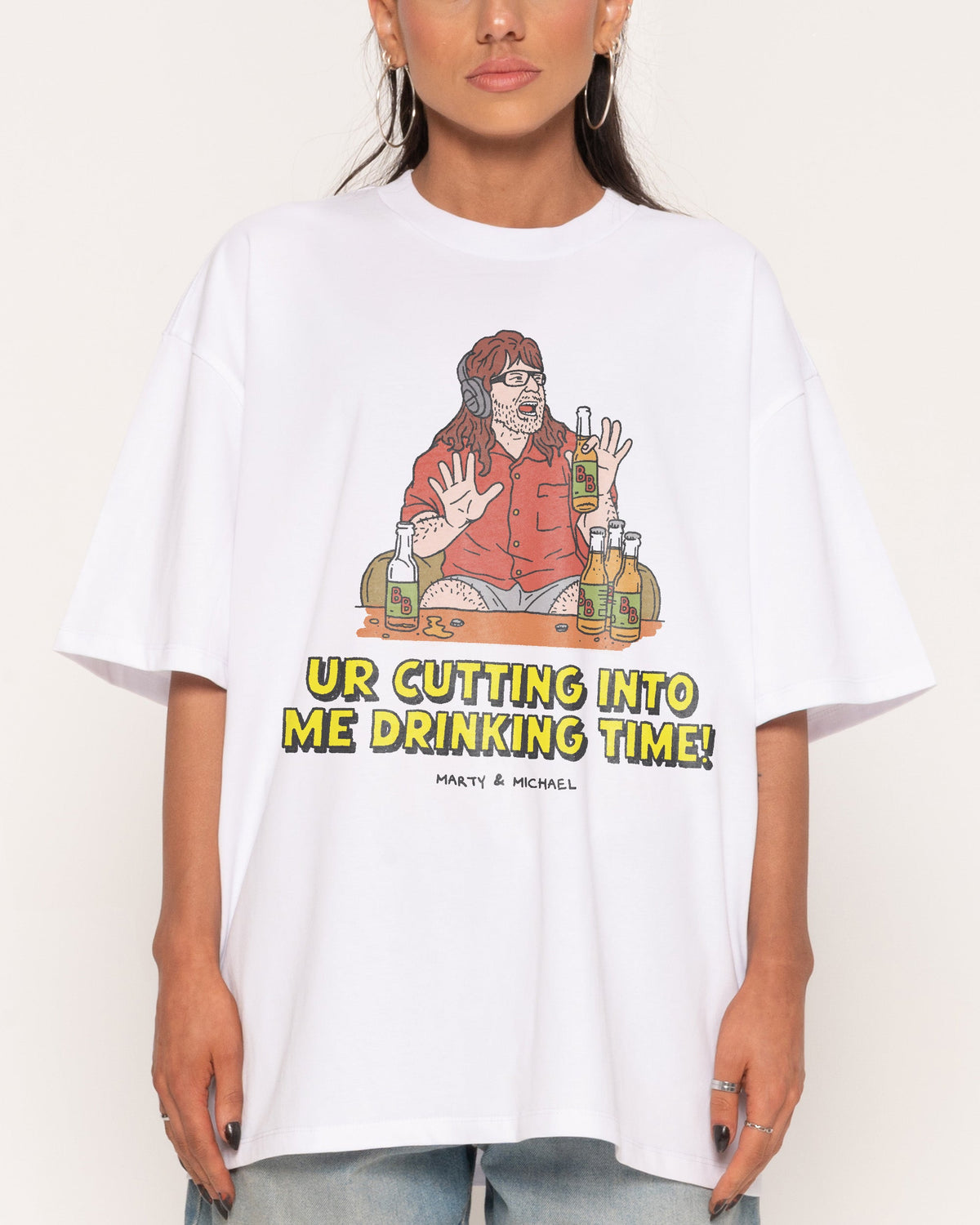 Drinking Time Oversized Tee product image 2
