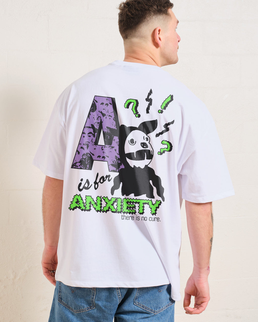 A Is For Anxiety Oversized Tee product image 3