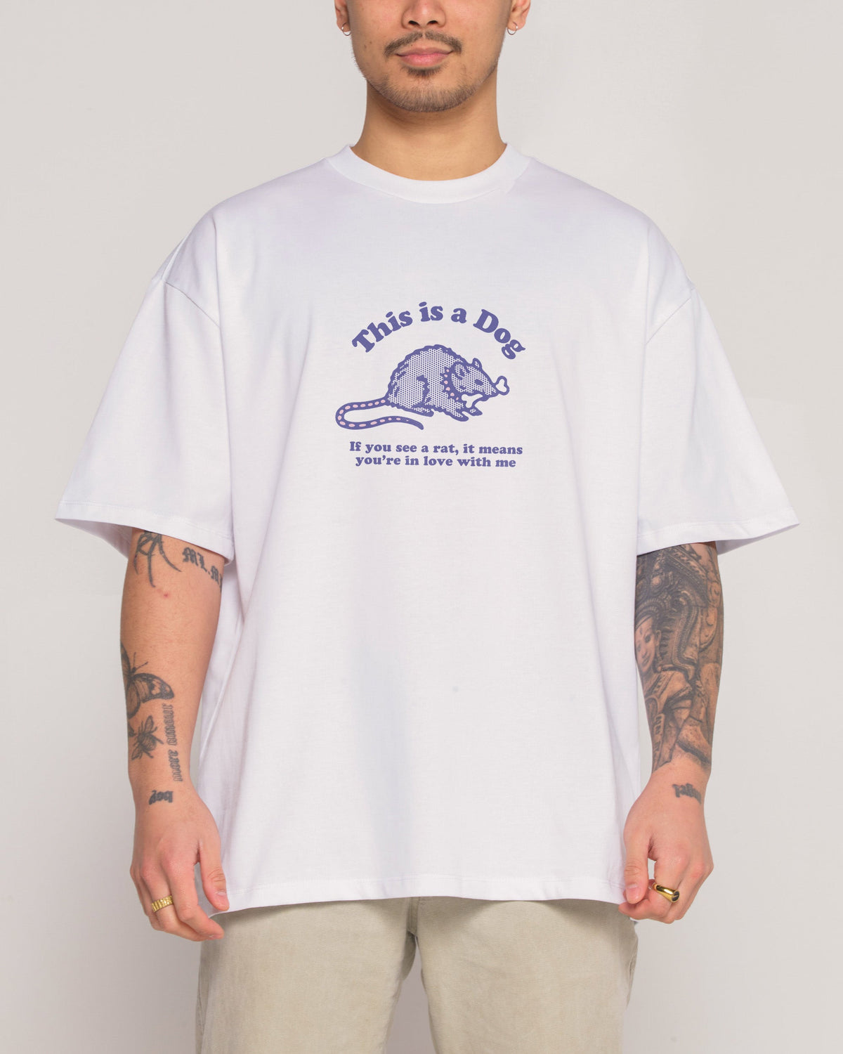 This is a Dog Oversized Tee product image 1