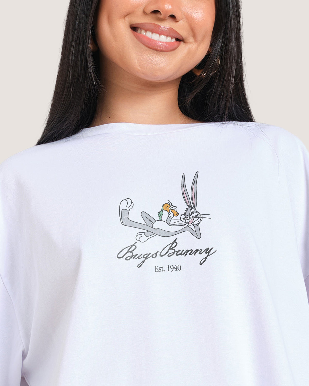 Bugs Bunny Book Crash Oversized Tee product image 7