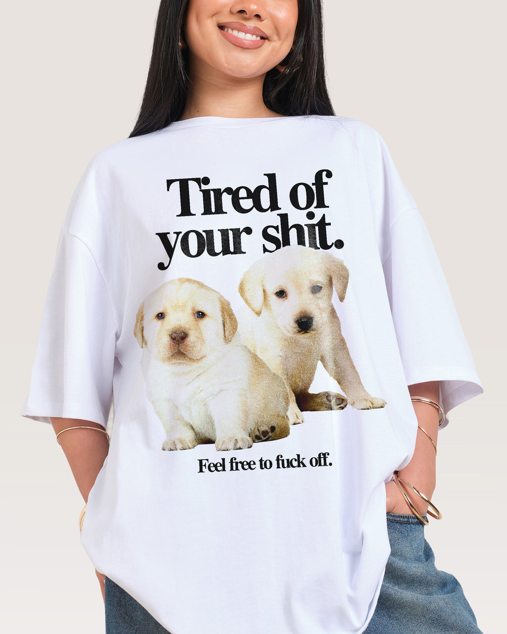 Tired of Your Shit Oversized Tee product image 2
