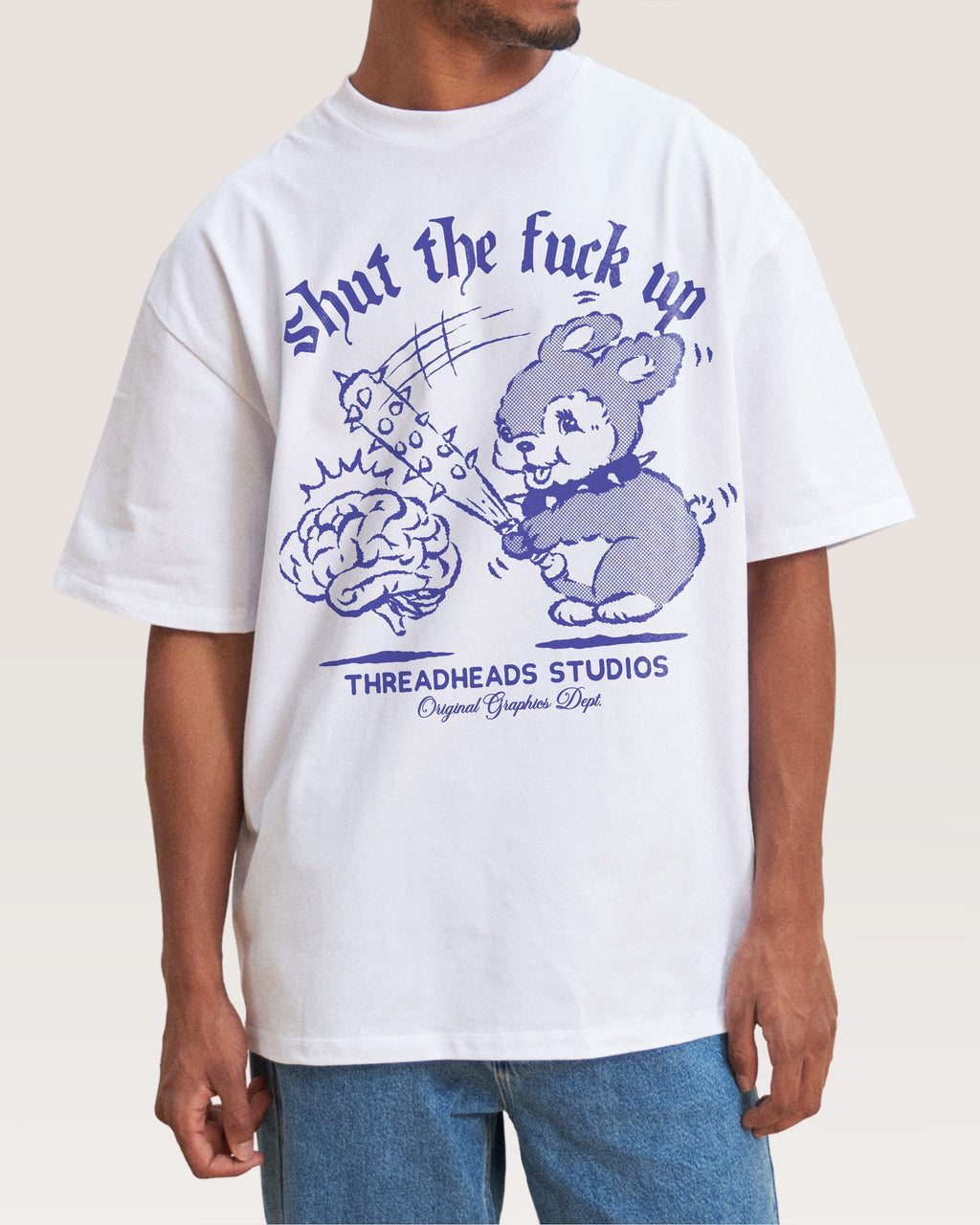 Shut the F Up Oversized Tee product image 2
