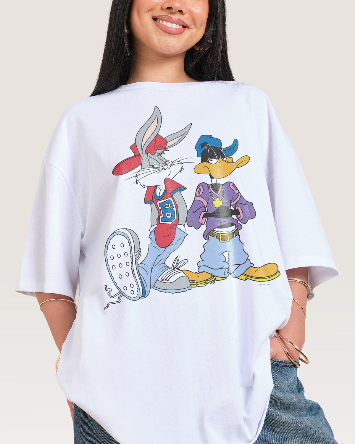 Bugs & Daffy West Coast Oversized Tee product image 3