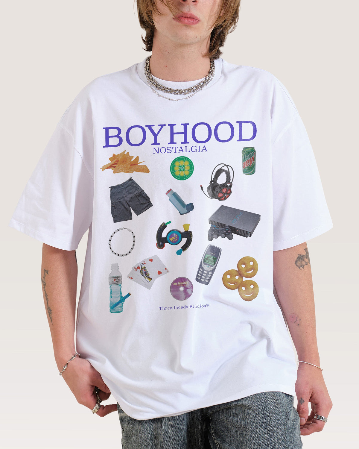 Boyhood Nostalgia Oversized Tee product image 3