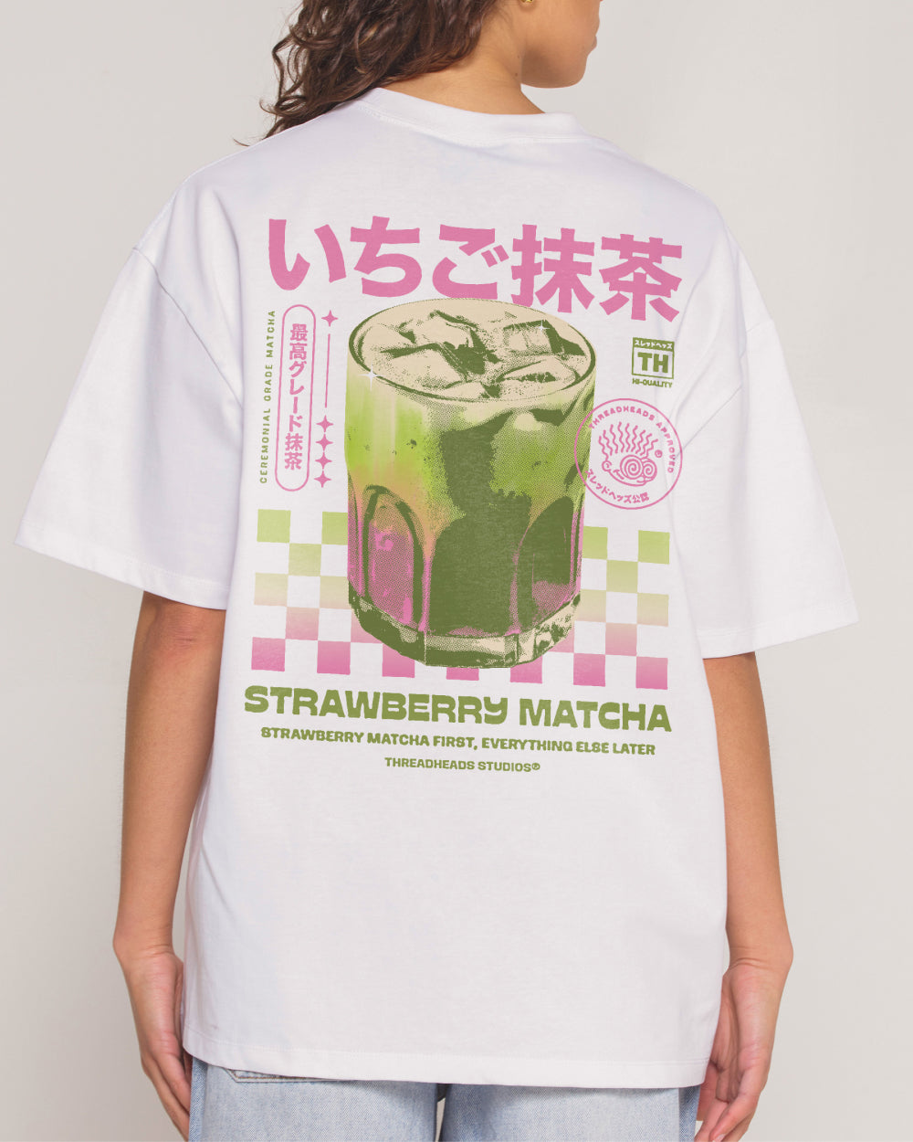 Strawberry Matcha Oversized Tee product image 7